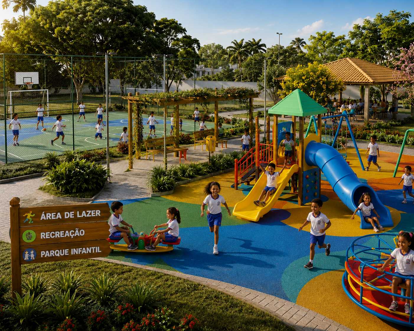 Um olhar de carinho com o futuro das nossas crianças!