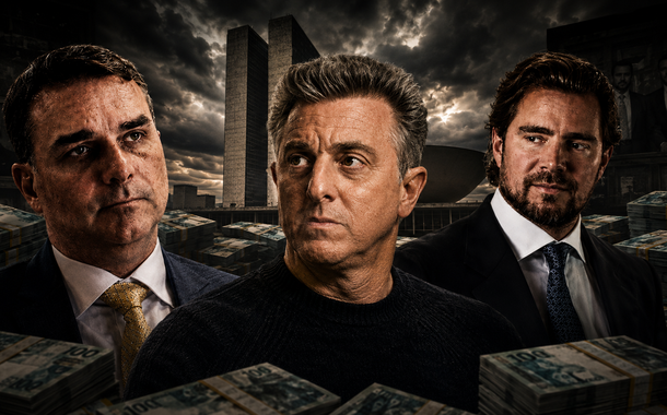 Flávio Bolsonaro rebate Globo e cita Luciano Huck e a emissora que receberam recursos de Vorcaro.