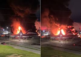 Circo do Tirú foi destruido por incêndio