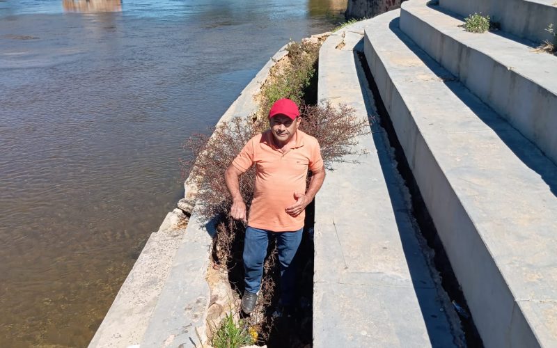 Carlinhos Pró Luz esteve na imensa cratera que está consumindo o Cáis de Formosa do Rio Preto.