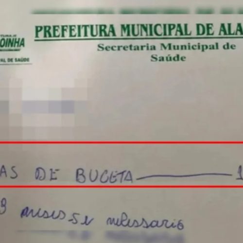 ”Secretaria” de Alagoinhas receita 3 horas de b#c3ta