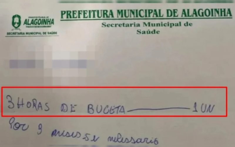 ”Secretaria” de Alagoinhas receita 3 horas de b#c3ta