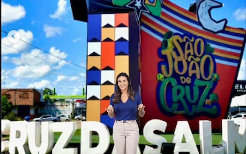 Roberta Roma exalta São João de Cruz das Almas e destaca planejamento para a campanha eleitoral.