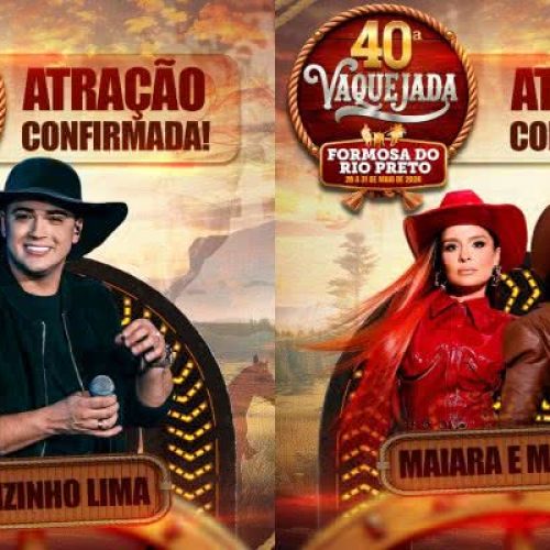 Prefeitura confirma a 40ª Vaquejada com todos os shows previamente anunciados.