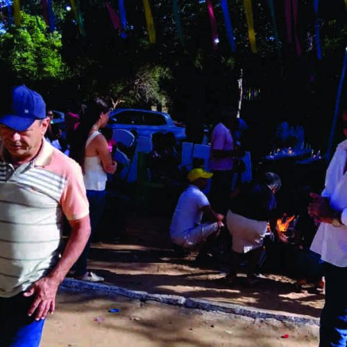 Carlinho Pró Luz esteve na Celebração na Santa Cruz de Alfavaca