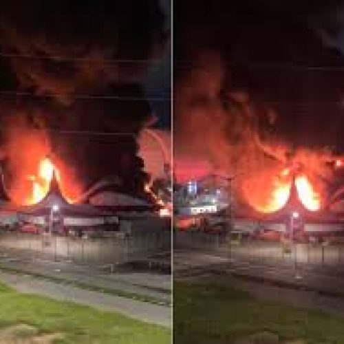 Circo do Tirú foi destruido por incêndio